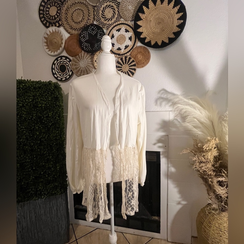 Cream Colored Cardigan
